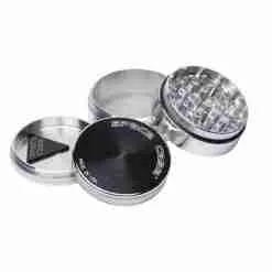 Alternative view of MEDIUM POLISHED 4 PIECE SPACE CASE GRINDER