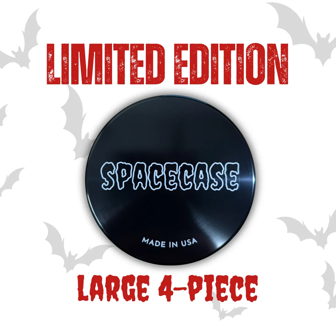 LARGE BLACK 4 PIECE SPACE CASE GRINDER LIMITED EDITION