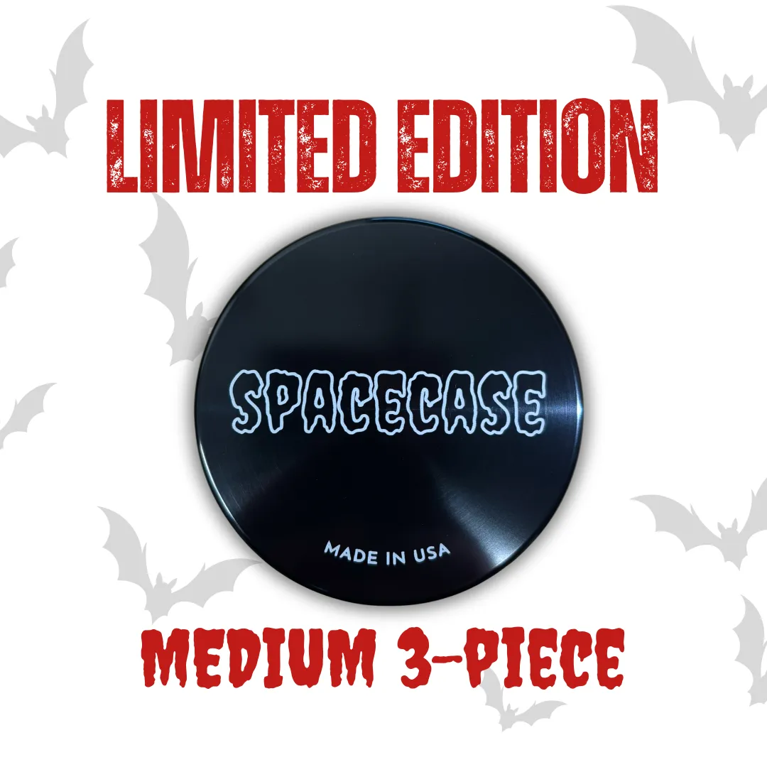 MEDIUM BLACK 3 PIECE SPACE CASE GRINDER LIMITED EDITION